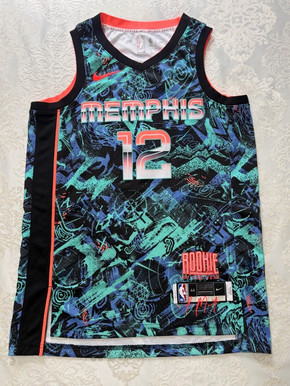 Nike Memphis Grizzlies Ja Morant Rookie Of The Year Basketball Jersey Medium